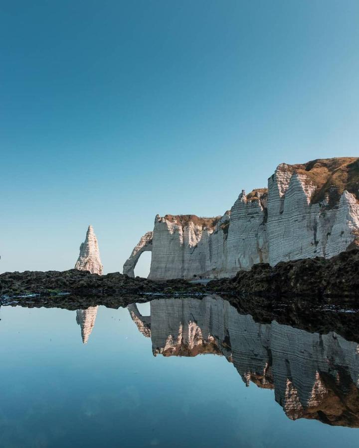 Villa comme un poisson dans l'eau à Étretat Extérieur photo
